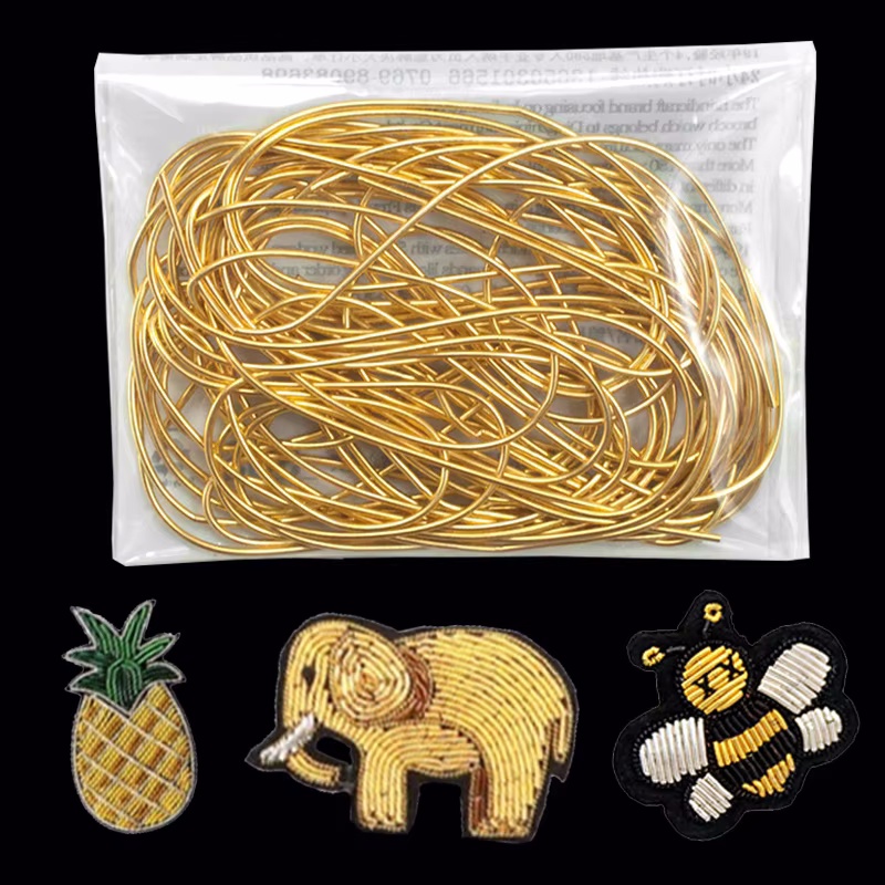 Embroidery Thread - 2.6M 1-1.5mm Bullion Wire French Coil