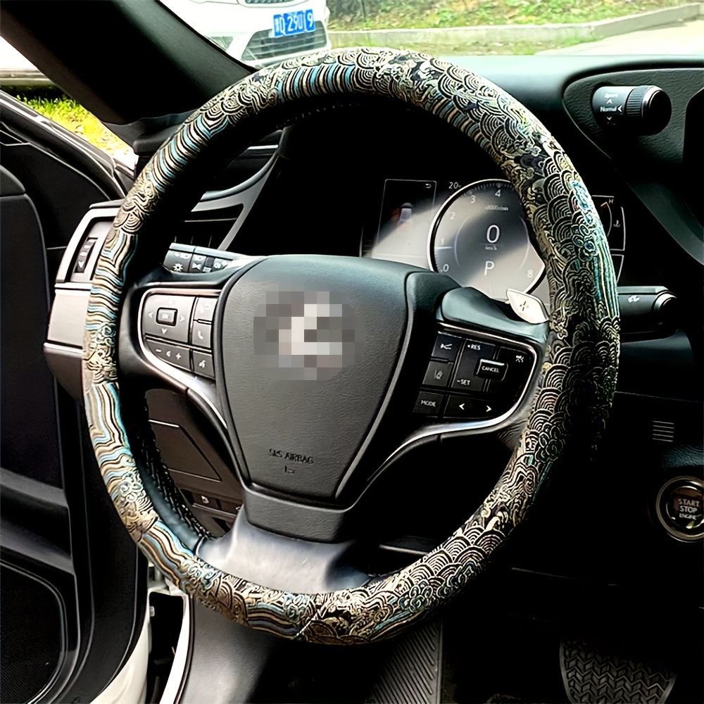 Car steering wheel cover, broc - Embroidery Hub 评论和价格