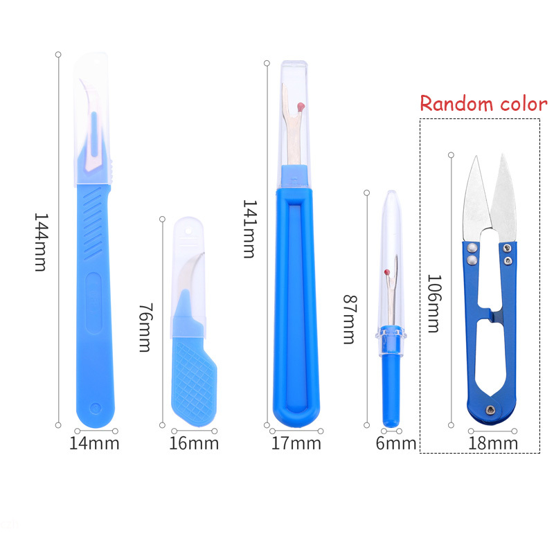 5Pcs Blue Sewing Ripper Kit wi - Embroidery Thread 评论和价格