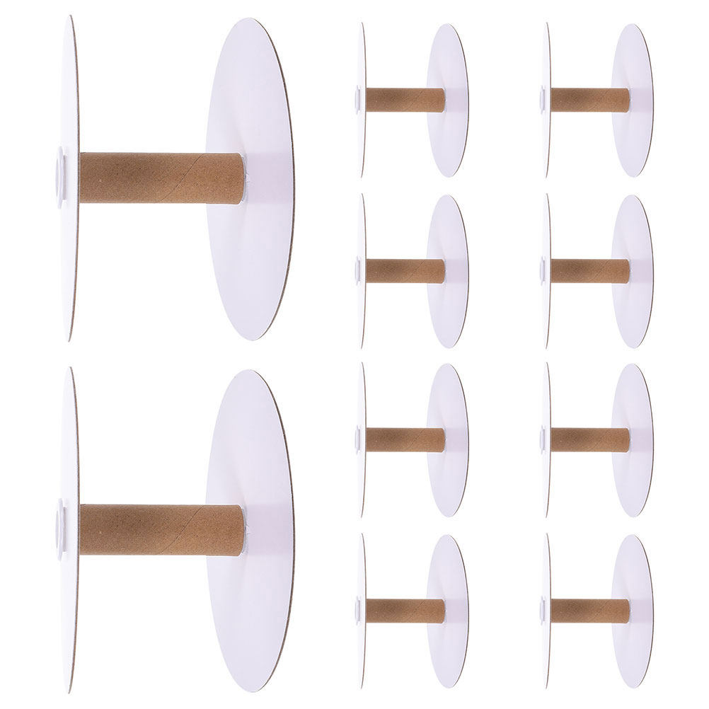 12Pcs Paper Spool Wire Storage - Embroidery Thread 评论和价格