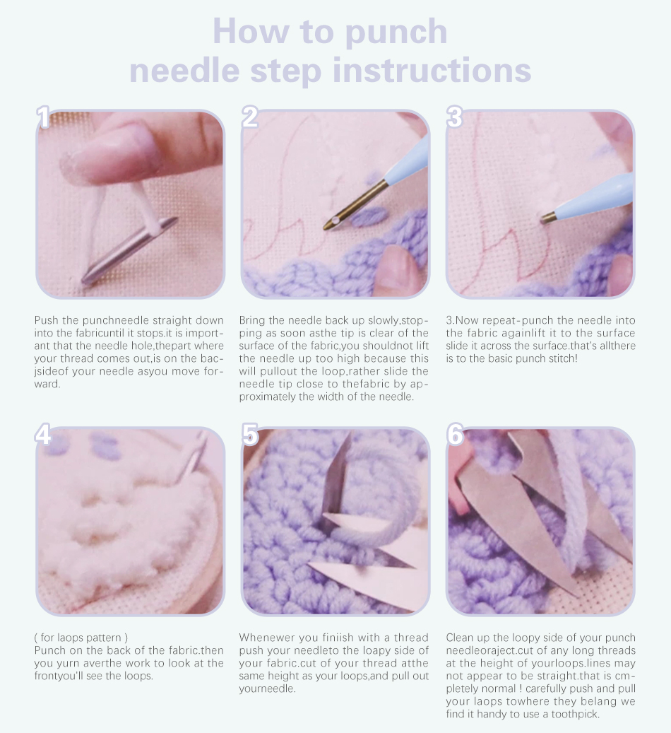 DIY Punch Needle Embroidery Ki - Embroidery Daisy Flower 评论和价格