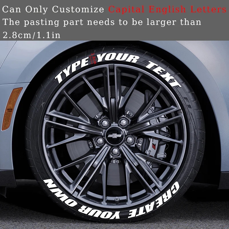 Car Custom Tire Lettering Stic - Embroidery Hub 评论和价格