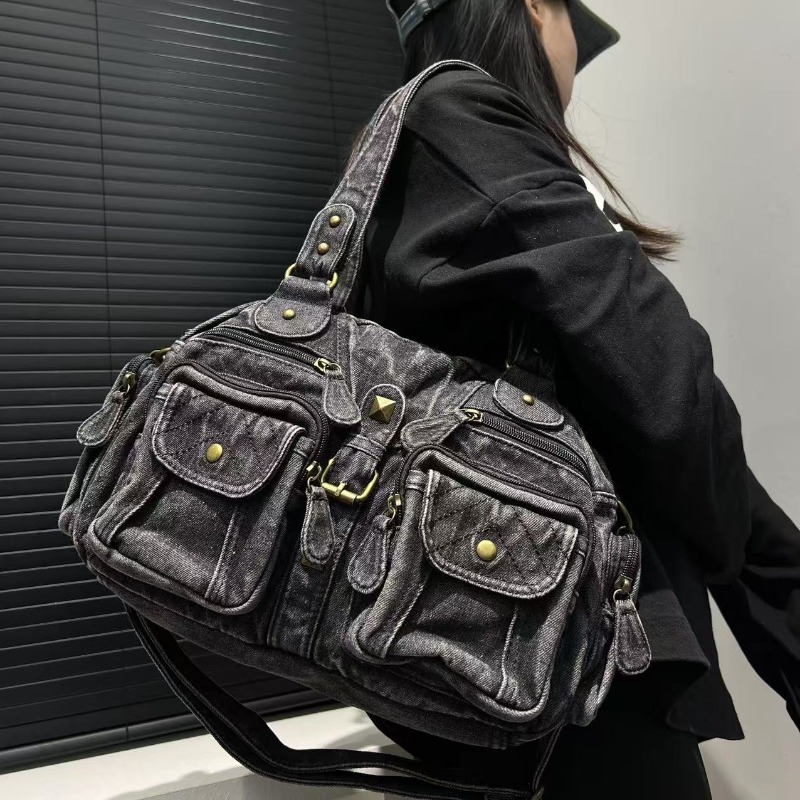 Fashionable Denim Tote Bag for - Embroidery Class 评论和价格