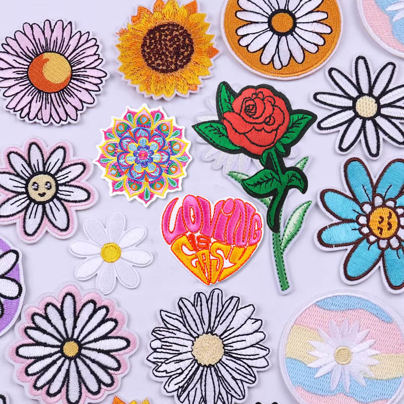 Small Daisy Patch Flowers Embr - Embroidery Daisy Flower 评论和价格