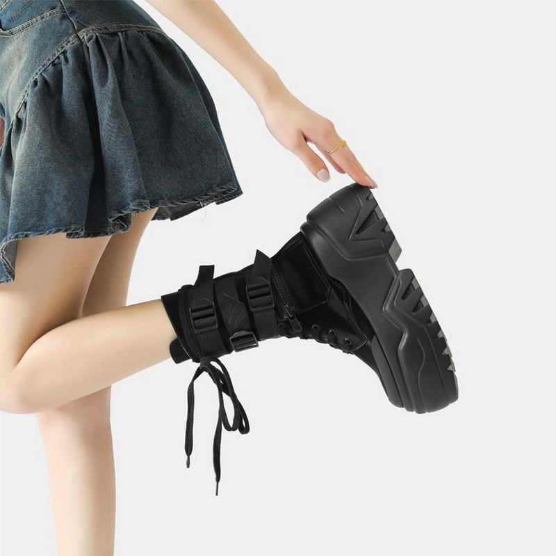 Hot Fashion Women Chunky Platf - Embroidery White 评论和价格