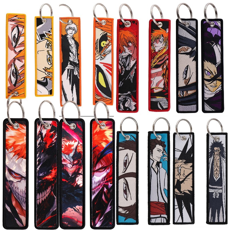 BLEACH Anime Key Tag Embroider - Embroidery Gift 评论和价格