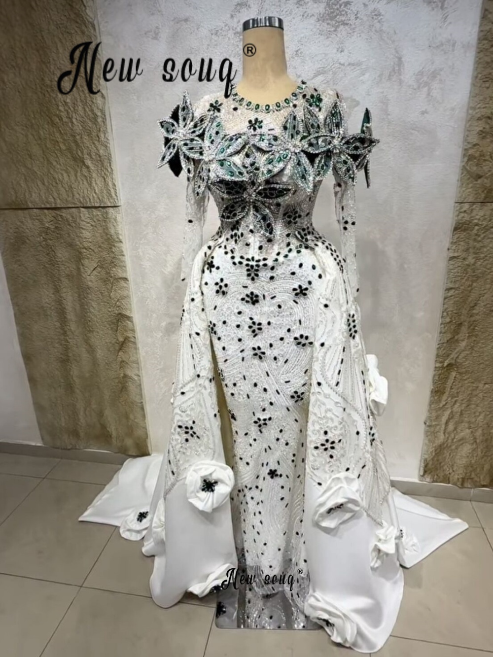 Luxurious Embroidery White Pro - Embroidery White Dress 评论和价格