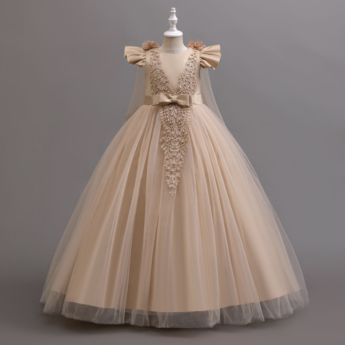 Flower Girl Dresses for Weddin - Embroidery White Dress 评论和价格