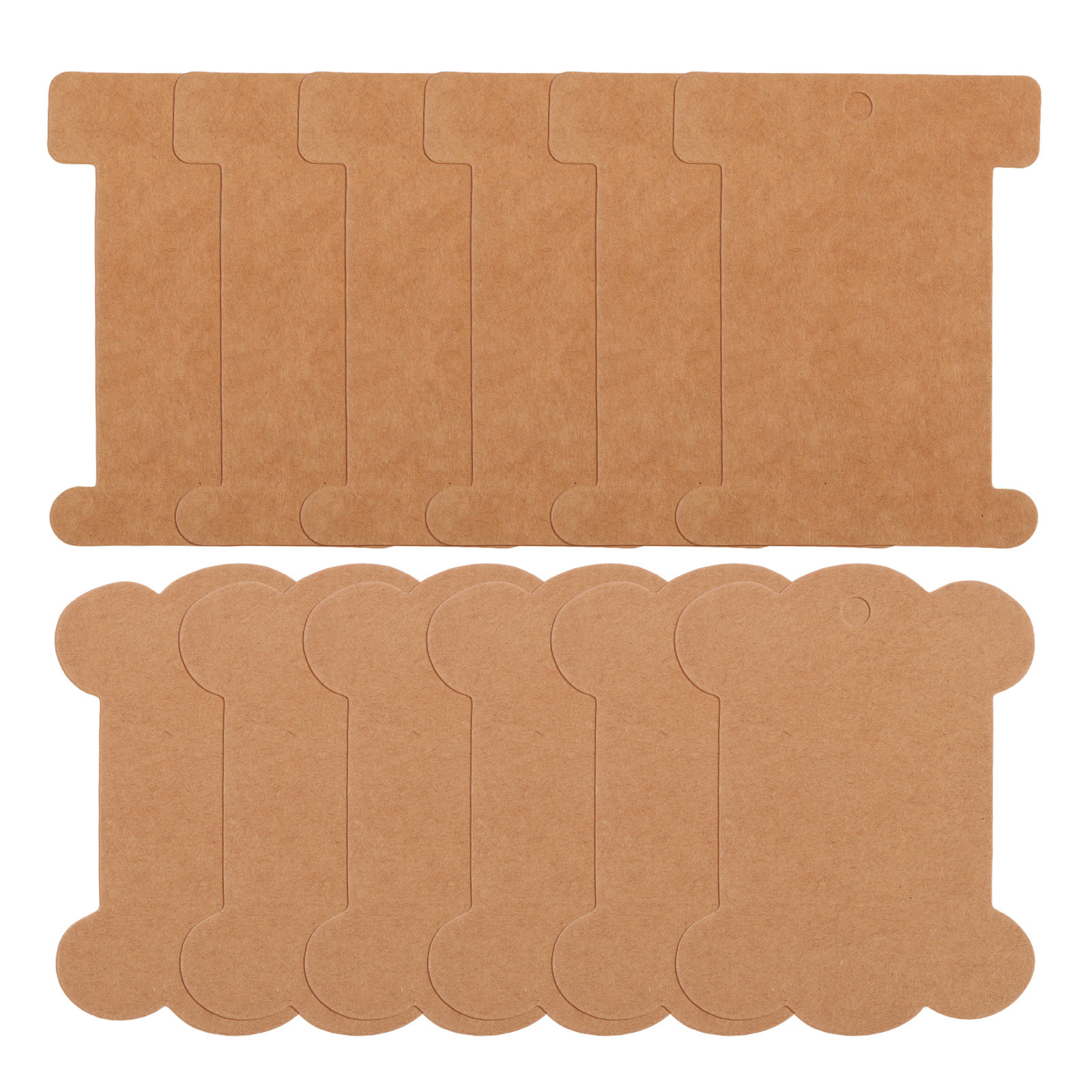 80Pcs DIY Blank Kraft Paper Th - Embroidery Paper 评论和价格