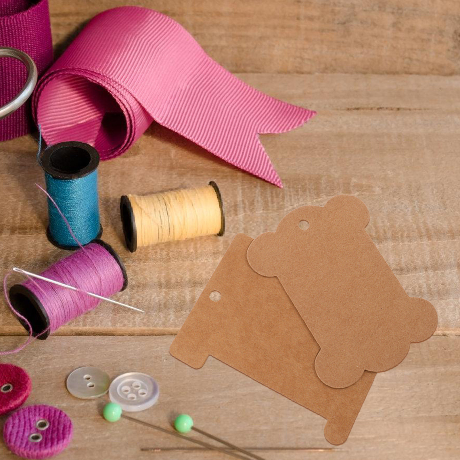 80Pcs DIY Blank Kraft Paper Th - Embroidery Paper 评论和价格