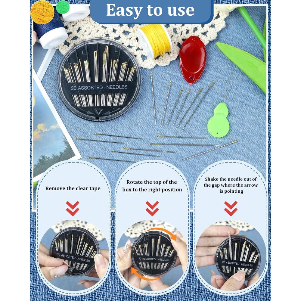 30-Count Steel Hand Sewing Nee - Embroidery Art 评论和价格