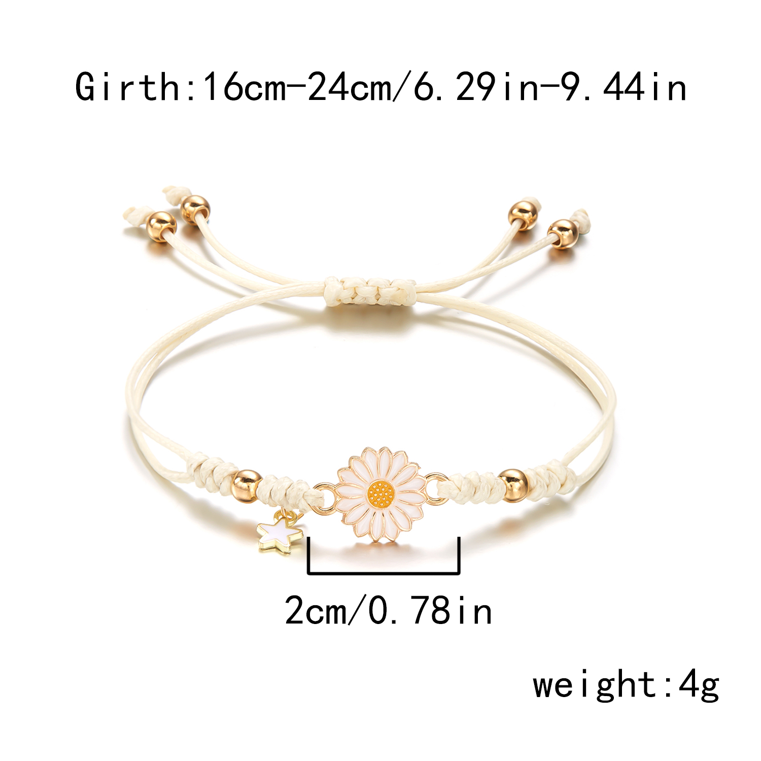 Simple Lucky Knot Sunflower Br - Embroidery Daisy Flower 评论和价格