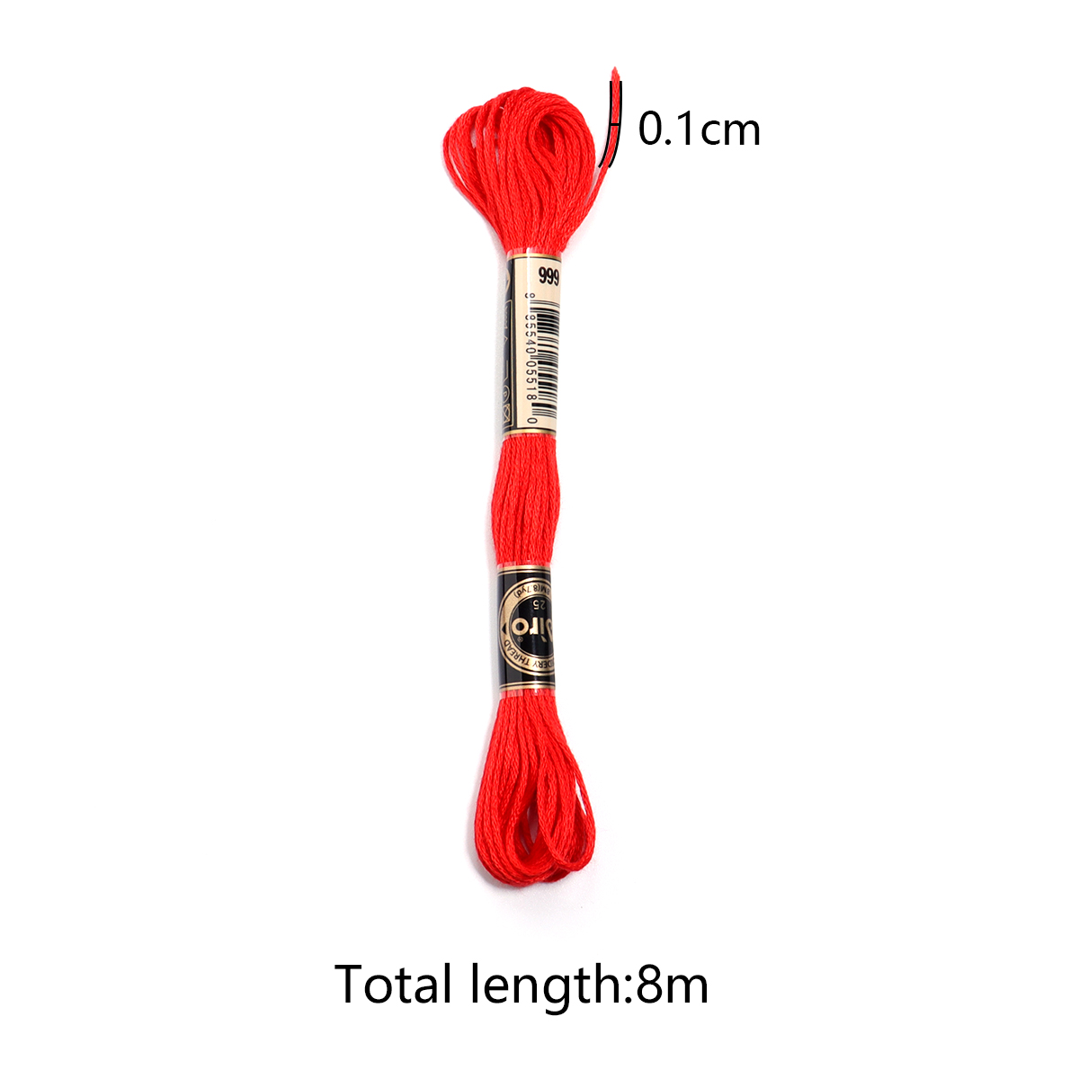 6Pcs/Lot Multicolor Polyester  - Embroidery Thread 评论和价格