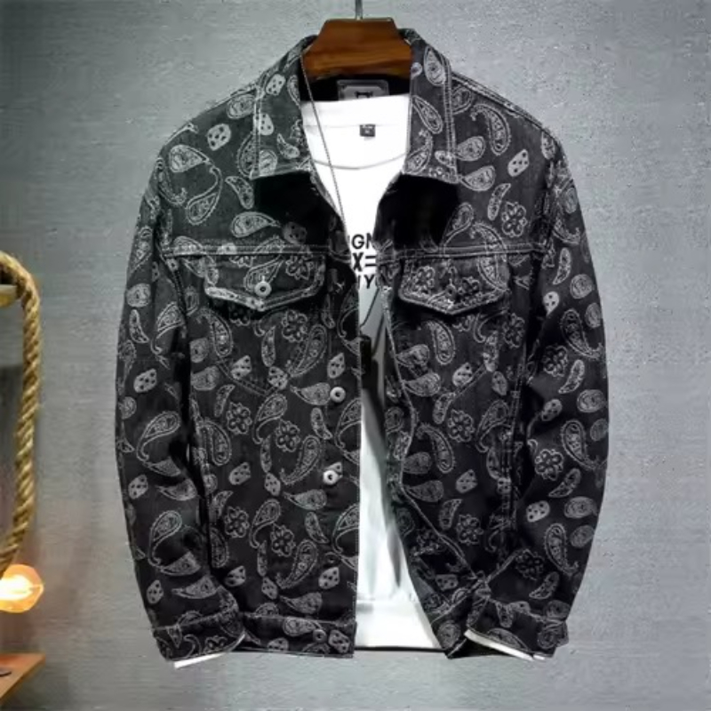 New 2025 Spring Japanese Vinta - Embroidery Jacket Jeans 评论和价格
