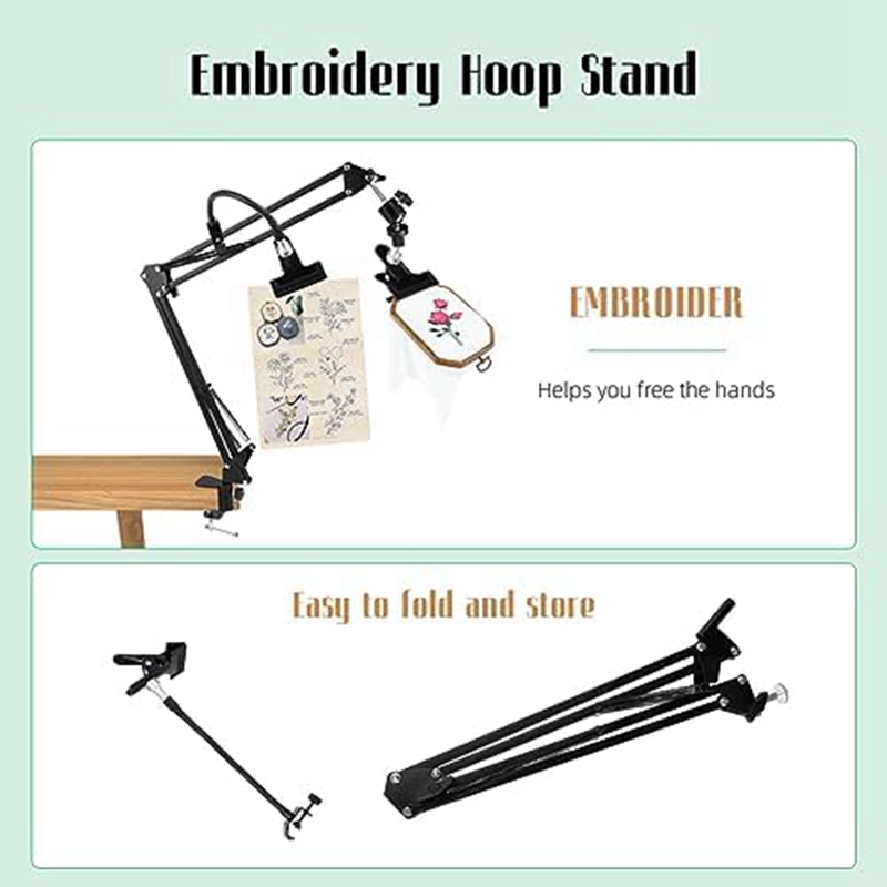 Embroidery Hoop Stand: 360 Adj - Embroidery Hoop Stand 评论和价格