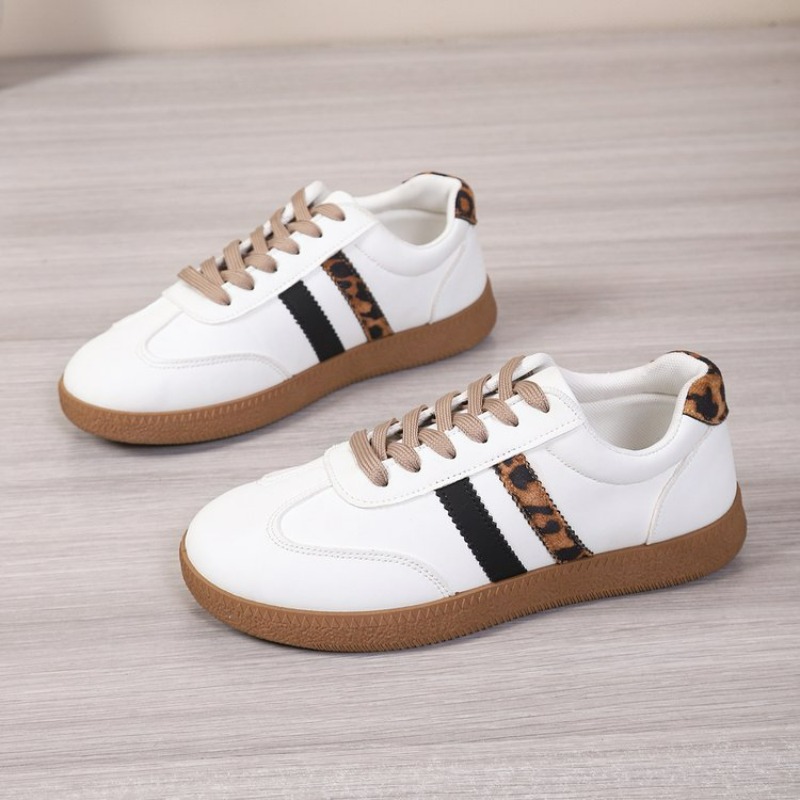 Women's Lace Up Fashion Casual - Embroidery White 评论和价格