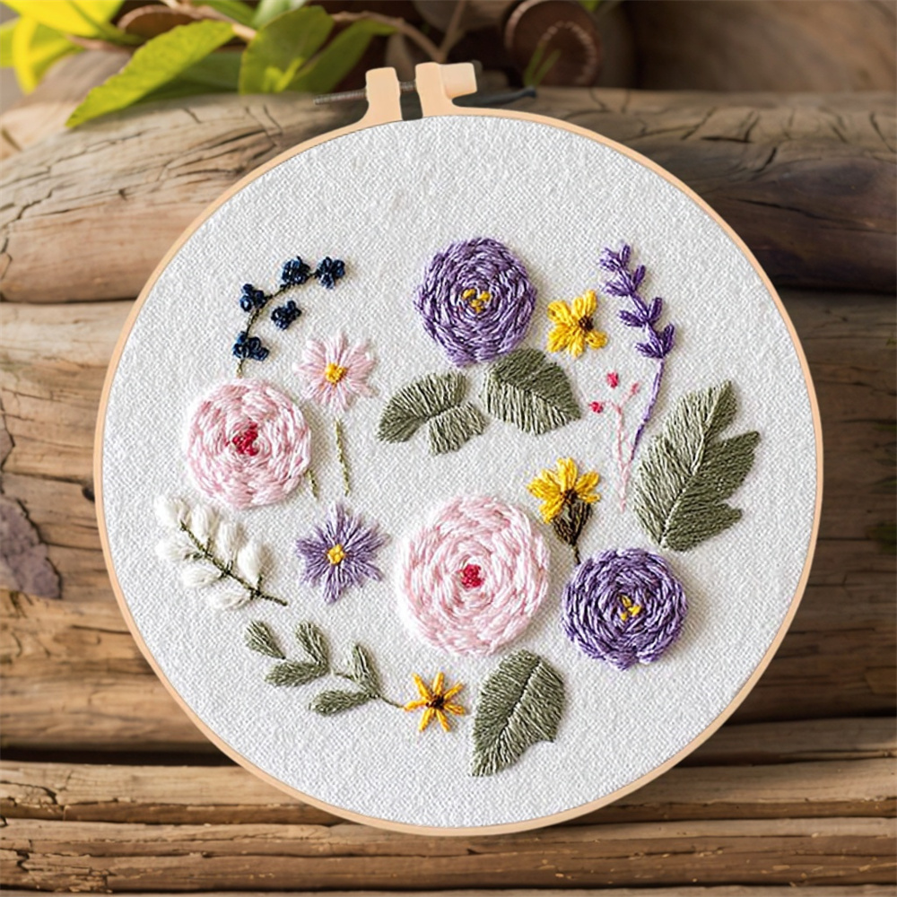 MomoArt DIY Embroidery Kit Flo - Embroidery Daisy Flower 评论和价格