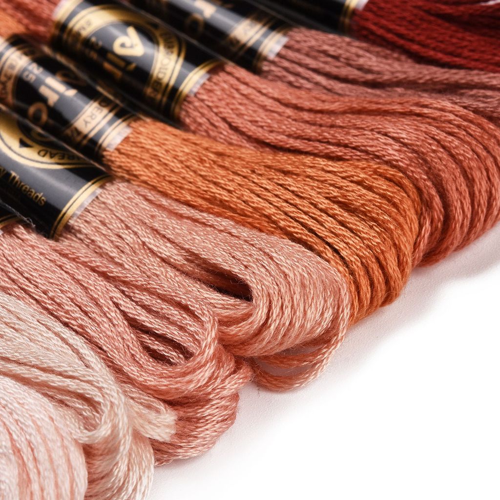 1Set 8 Skeins 0.5mm 6-Ply Poly - Embroidery Thread 评论和价格